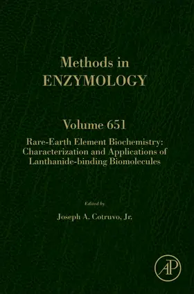 Rare-Earth Element Biochemistry: Characterization and Applications of Lanthanide-Binding Biomolecules | Buch | 978-0-323-91085-9 | sack.de