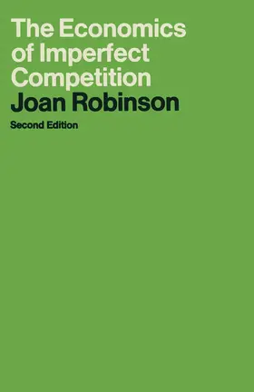 Robinson |  The Economics of Imperfect Competition | Buch |  Sack Fachmedien