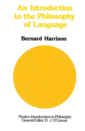 Harrison |  An Introduction to the Philosophy of Language | Buch |  Sack Fachmedien