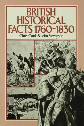 Cook / Stevenson |  British Historical Facts, 1760-1830 | Buch |  Sack Fachmedien