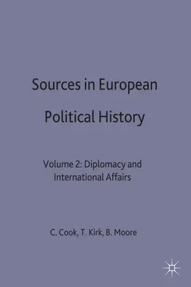 Cook |  Sources in European Political History | Buch |  Sack Fachmedien