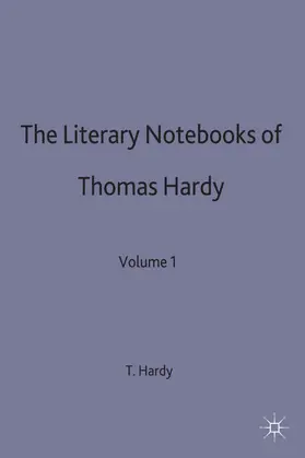 Hardy / Björk |  The Literary Notebooks of Thomas Hardy | Buch |  Sack Fachmedien