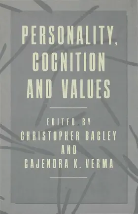 Vermad / Bagley |  Personality, Cognition and Values | Buch |  Sack Fachmedien