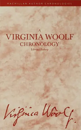 Bishop |  A Virginia Woolf Chronology | Buch |  Sack Fachmedien