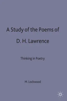Lockwood |  A Study of the Poems of D. H. Lawrence | Buch |  Sack Fachmedien