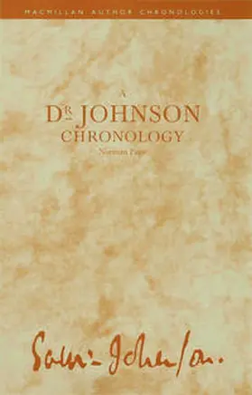 Page |  A Dr Johnson Chronology | Buch |  Sack Fachmedien