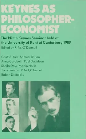 O'Donnell |  Keynes as Philosopher-Economist | Buch |  Sack Fachmedien