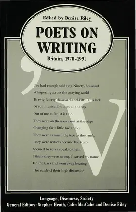 Riley |  Poets on Writing | Buch |  Sack Fachmedien