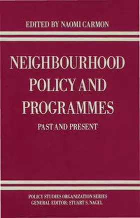 Carmon |  Neighbourhood Policy and Programmes | Buch |  Sack Fachmedien
