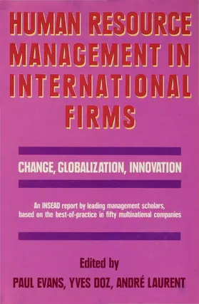 Doz / Evans / Laurent |  Human Resource Management in International Firms | Buch |  Sack Fachmedien
