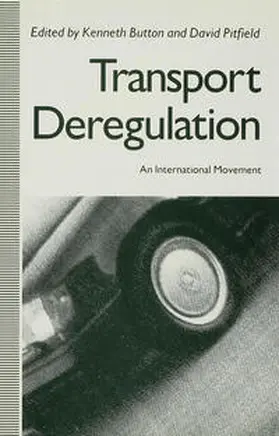 Button / Pitfield | Transport Deregulation | Buch | 978-0-333-52183-0 | www2.sack.de