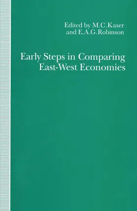 Kaser | Early Steps in Comparing East-West Economies | Buch | 978-0-333-56031-0 | sack.de