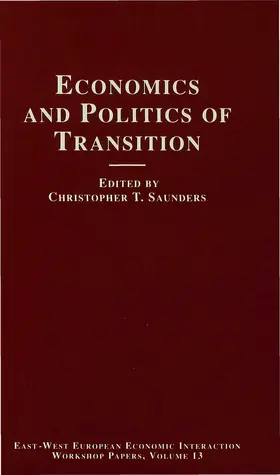 Sanders |  Economics and Politics of Transition | Buch |  Sack Fachmedien
