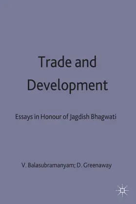 Balasubramanyam / Greenaway |  Trade and Development | Buch |  Sack Fachmedien