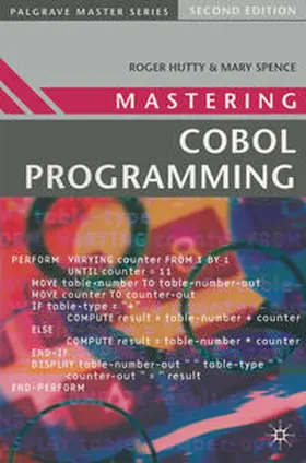 Hutty / Spence | Mastering COBOL Programming | Buch | 978-0-333-68106-0 | www2.sack.de
