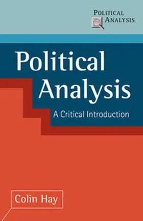 Hay |  Political Analysis | Buch |  Sack Fachmedien