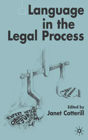 Cotterill | Language in the Legal Process | Buch | 978-0-333-96902-1 | sack.de