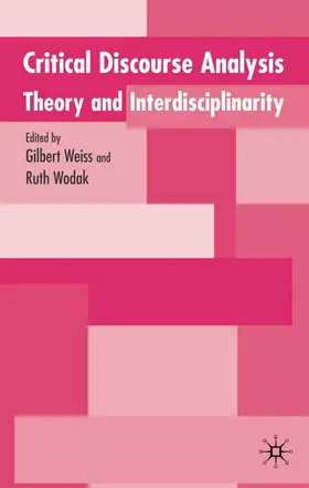 Weiss / Wodak |  Critical Discourse Analysis | Buch |  Sack Fachmedien