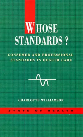 Williamson |  Whose Standards? | Buch |  Sack Fachmedien