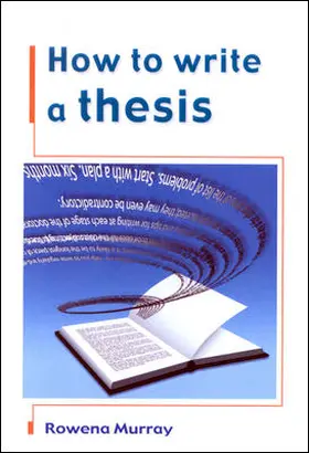 Murray |  How to Write a Thesis | Buch |  Sack Fachmedien
