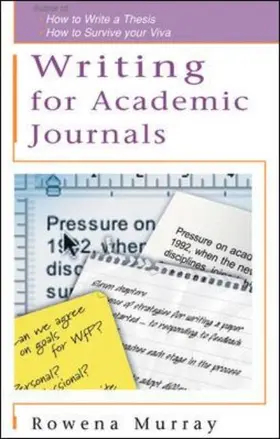 Murray |  Writing for Academic Journals | Buch |  Sack Fachmedien