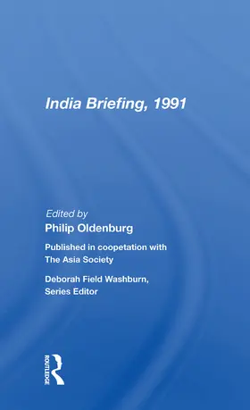 Oldenburg |  India Briefing, 1991 | Buch |  Sack Fachmedien