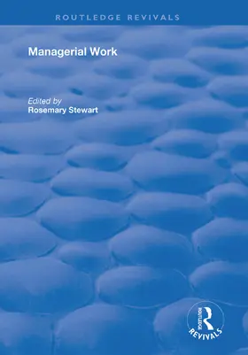 Stewart |  Managerial Work | Buch |  Sack Fachmedien