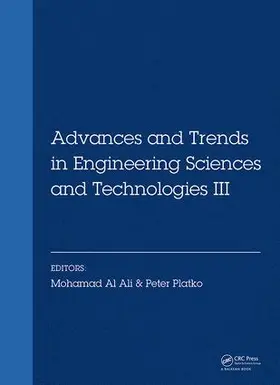 Platko / Ali |  Advances and Trends in Engineering Sciences and Technologies III | Buch |  Sack Fachmedien