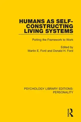 Ford | Humans as Self-Constructing Living Systems | Buch | 978-0-367-11201-1 | www2.sack.de