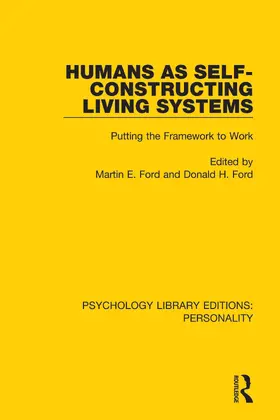 Ford |  Humans as Self-Constructing Living Systems | Buch |  Sack Fachmedien