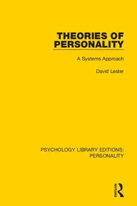 Lester |  Theories of Personality | Buch |  Sack Fachmedien