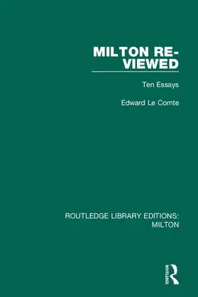 Le Comte |  Milton Re-viewed | Buch |  Sack Fachmedien