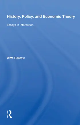 Rostow |  History, Policy, and Economic Theory | Buch |  Sack Fachmedien