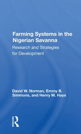 Norman |  Farming Systems In The Nigerian Savanna | Buch |  Sack Fachmedien