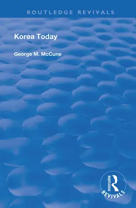 McCune |  Korea Today | Buch |  Sack Fachmedien