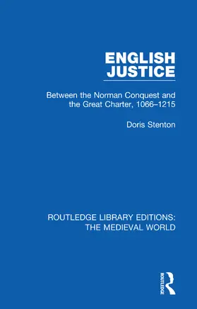 Stenton |  English Justice | Buch |  Sack Fachmedien