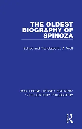 Wolf |  The Oldest Biography of Spinoza | Buch |  Sack Fachmedien
