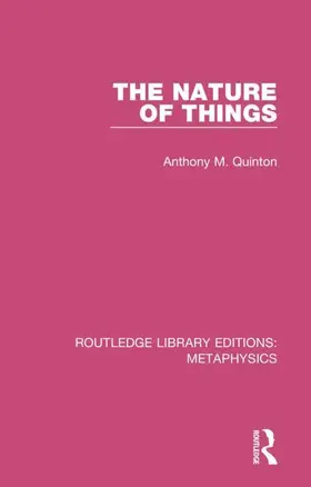Quinton |  The Nature of Things | Buch |  Sack Fachmedien