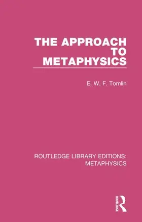 Tomlin |  The Approach to Metaphysics | Buch |  Sack Fachmedien