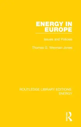 Weyman-Jones |  Energy in Europe | Buch |  Sack Fachmedien