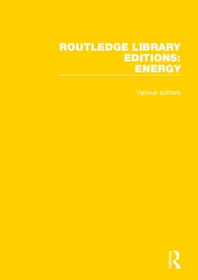 Various |  Routledge Library Editions: Energy | Buch |  Sack Fachmedien