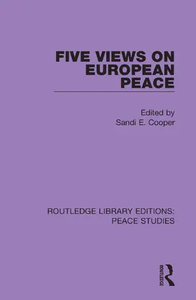 Cooper |  Five Views on European Peace | Buch |  Sack Fachmedien