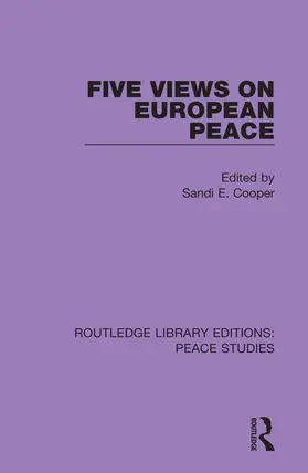 Cooper |  Five Views on European Peace | Buch |  Sack Fachmedien