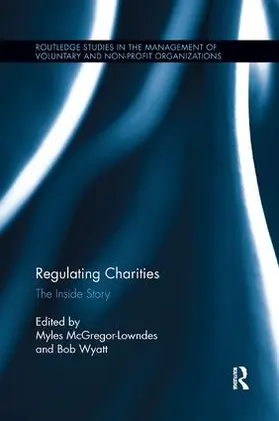 McGregor-Lowndes / Wyatt |  Regulating Charities | Buch |  Sack Fachmedien