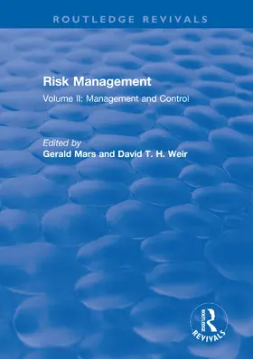 Mars / Weir |  Risk Management | Buch |  Sack Fachmedien