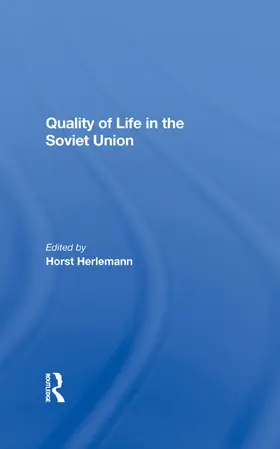 Herlemann / Murphy |  Quality Of Life In The Soviet Union | Buch |  Sack Fachmedien