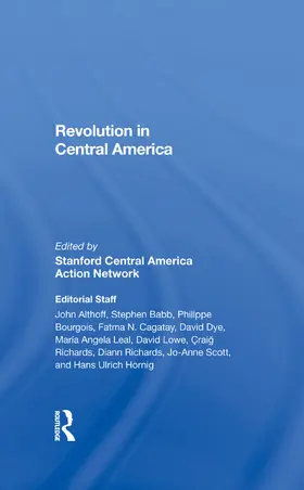 Althoff / Babb / Bourgois |  Revolution In Central America | Buch |  Sack Fachmedien