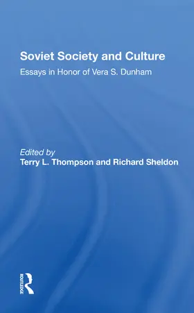 Brown / Sacks / Thompson |  Soviet Society And Culture | Buch |  Sack Fachmedien