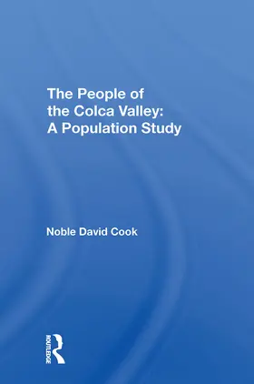 Cook |  The People of the Colca Valley | Buch |  Sack Fachmedien