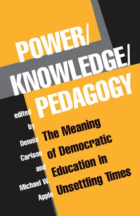 Carlson | Power/knowledge/pedagogy | Buch | 978-0-367-31741-6 | sack.de